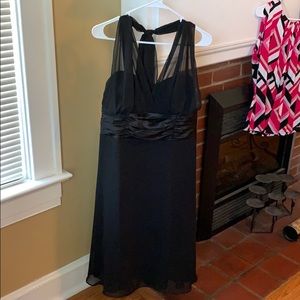 Black cocktail dress